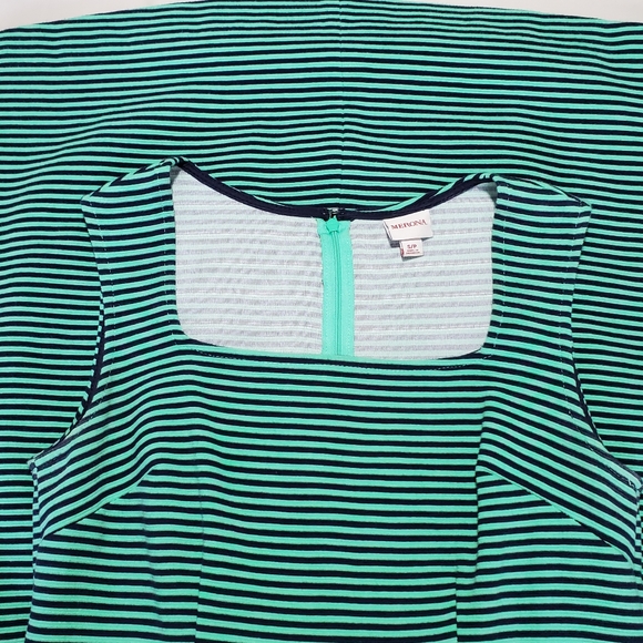🏷Merona Striped dress blue and green - Picture 8 of 8